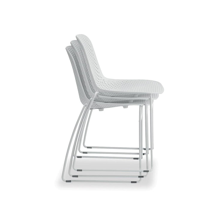 Chair I.S.I. White by Luigi Baroli 03