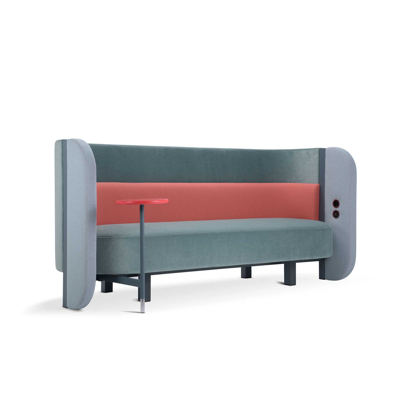Three-Seater Sofa with Side Table BIGALA by Roberto Giacomucci for Adrenalina 02