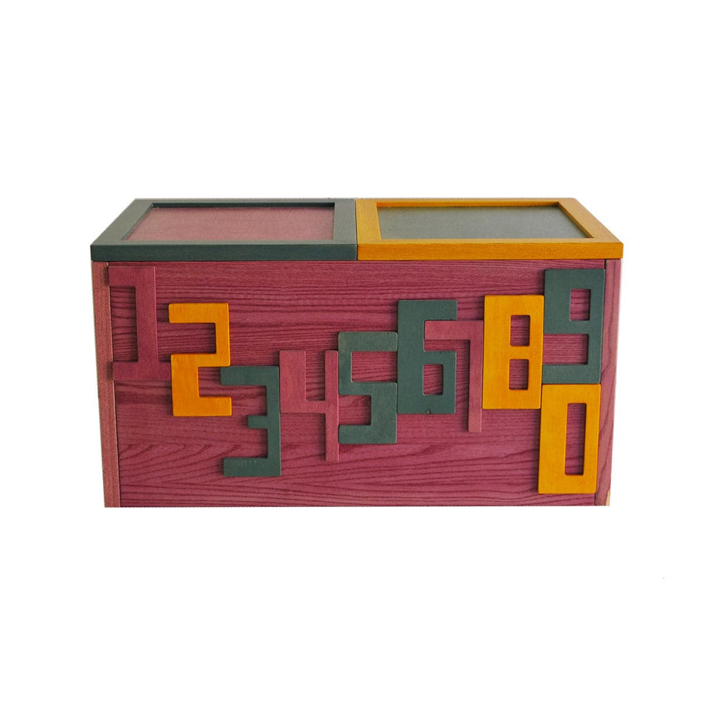 Kids Wood Toy Box and Bench PARALLELEPIPEDON by Evolwood 02