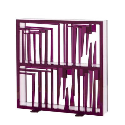 Plexiglass Purple Bookshelf BOOKSHAPE Small Standard Edition 01