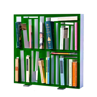 Plexiglass Green Bookshelf BOOKSHAPE Small Limited Edition 01