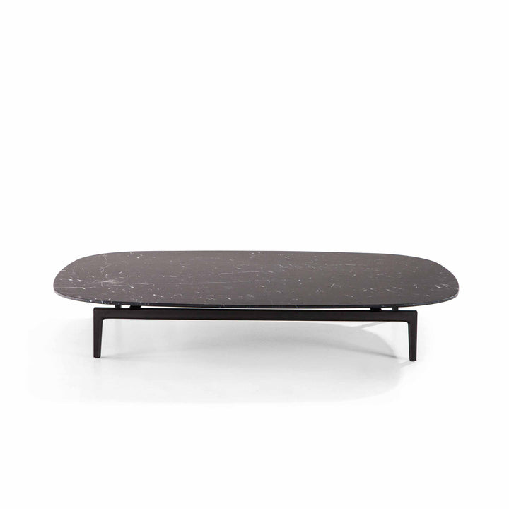Marble and Wood Coffee Table VOLAGE EX-S, designed by Philippe Starck for Cassina