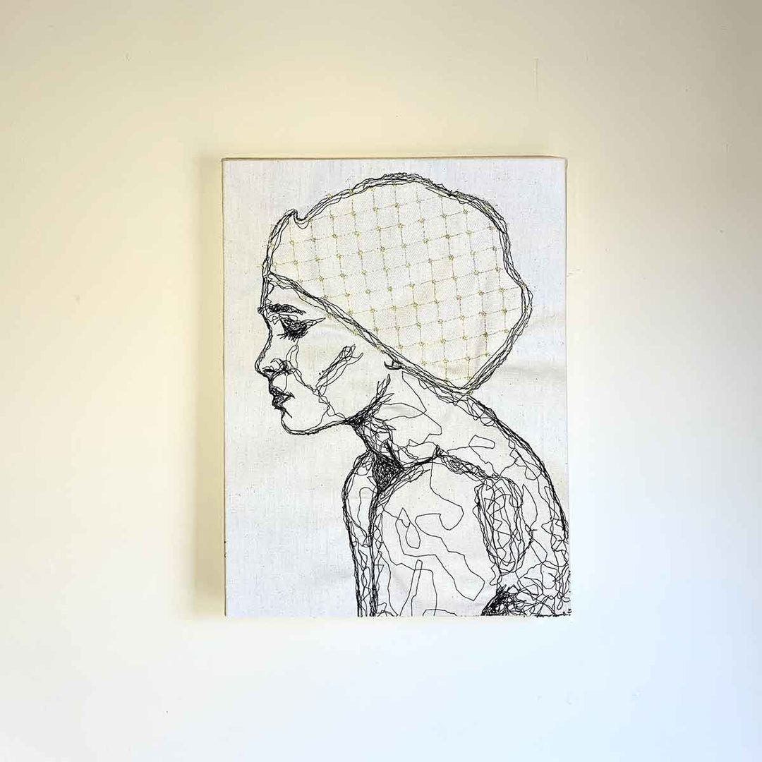 Embroidered Portrait MIA by Loredana Giulioli 03