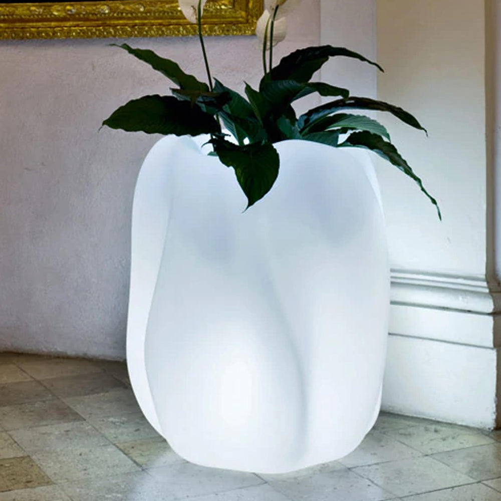 Vase NEW WAVE with Light by Ross Lovegrove for Serralunga 02