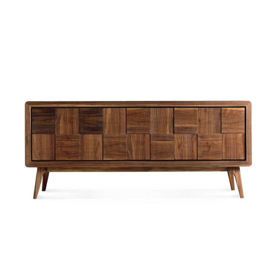 Walnut Wood Sideboard ARTES Concreta Doors 01