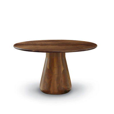 Round Table with Walnut Wood Top CONVIVIO 01