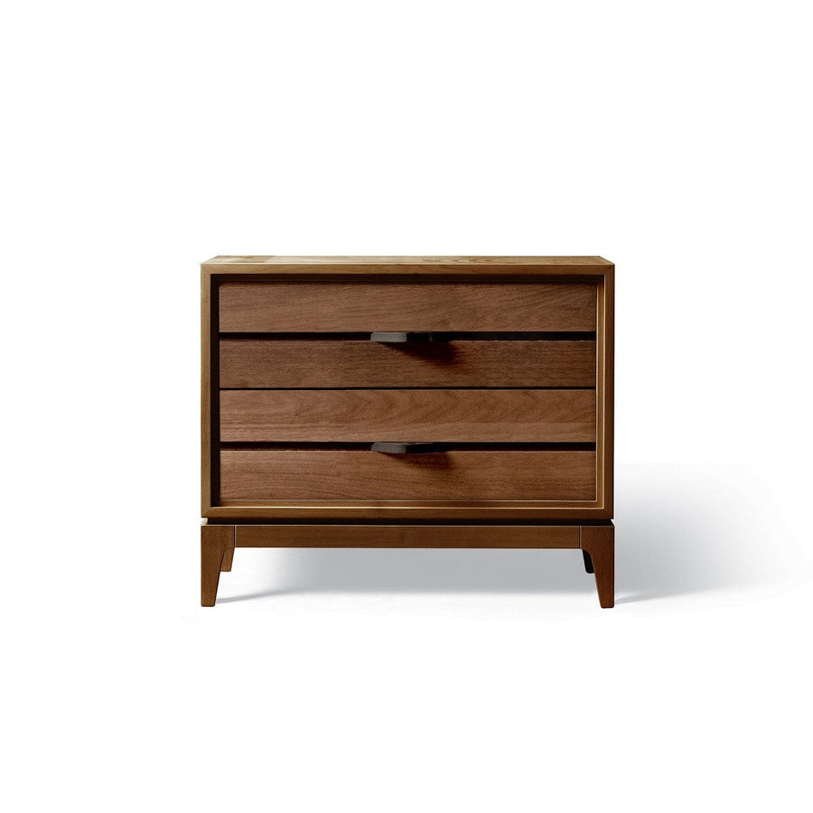 Walnut Wood Bedside Table BINARIO 01