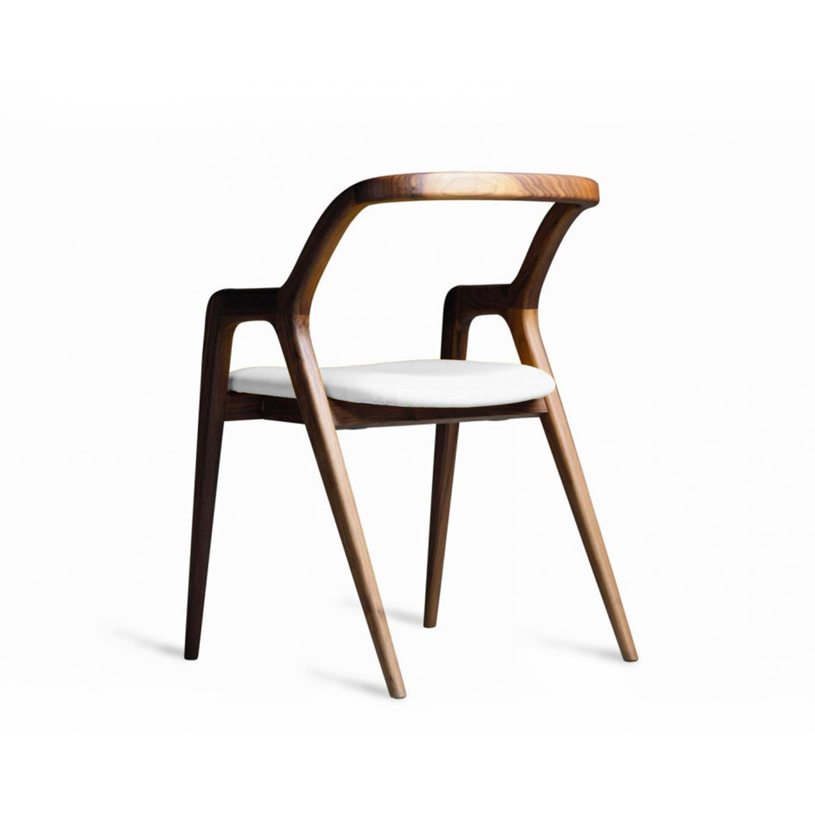 Walnut Wood Chair IN BREVE by Dale Italia