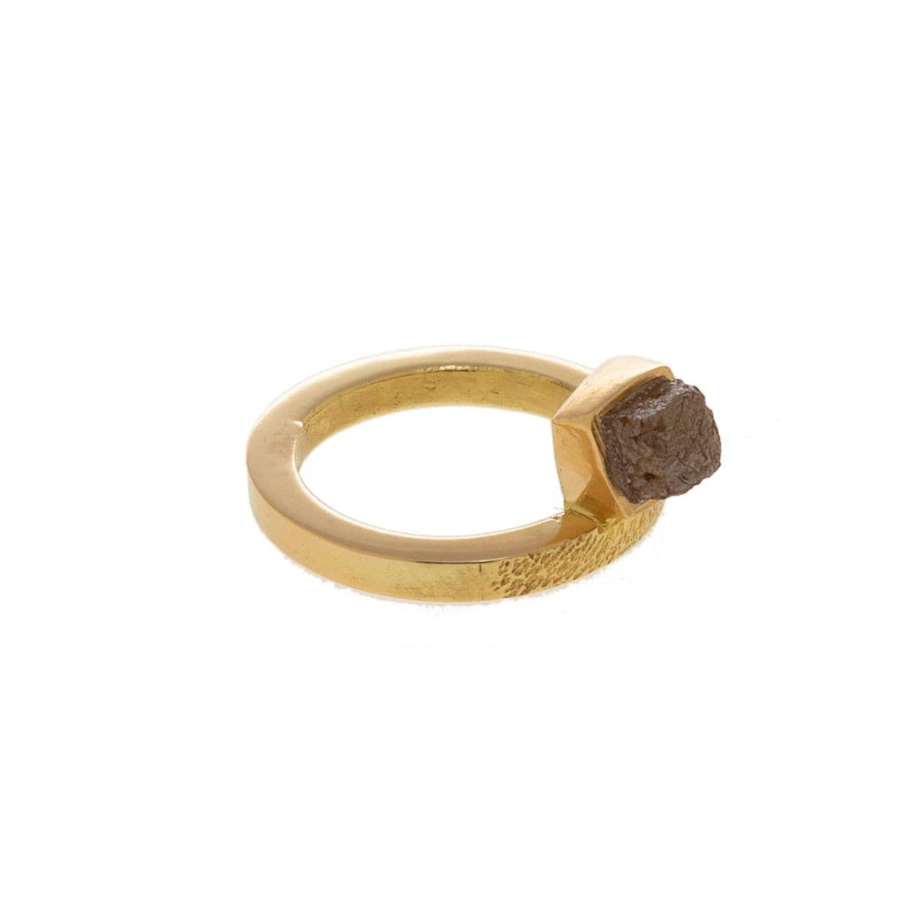 Gold Diamond Ring BRILL NATURE 02