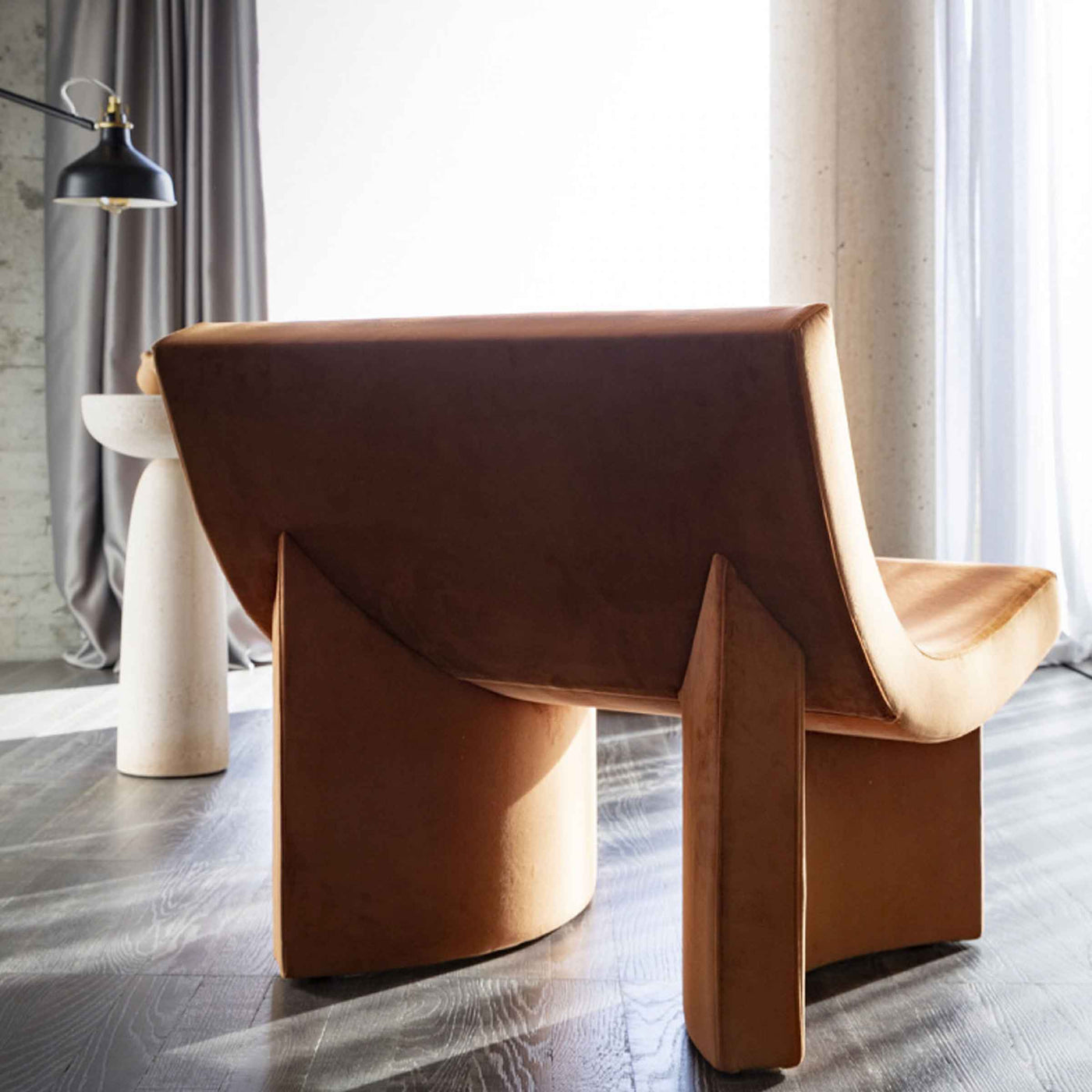Padded Lounge Armchair TALK by Alessandro Di Prisco for Mogg 07