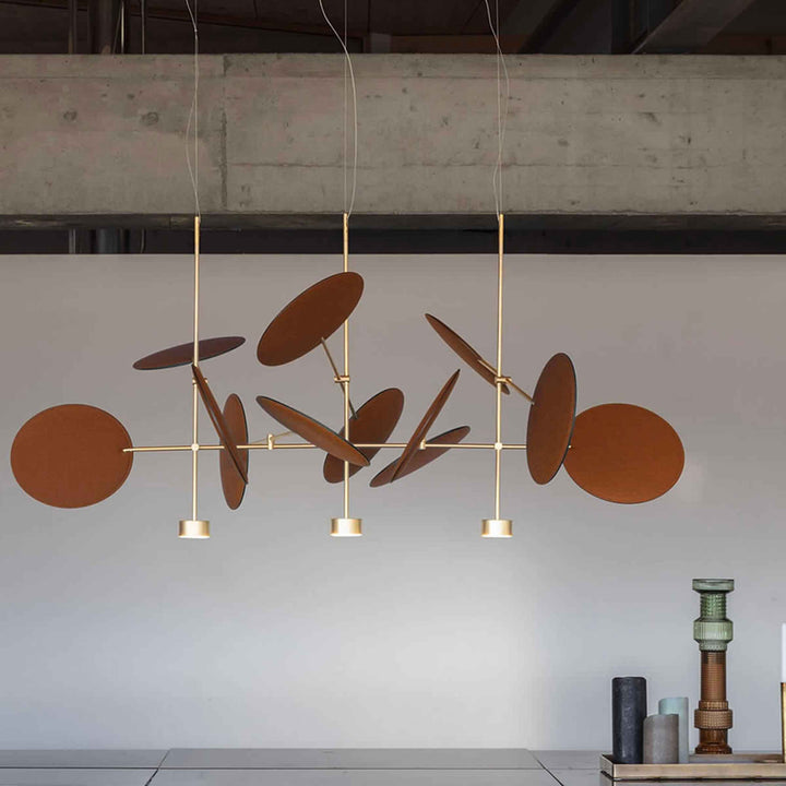 Metal Suspension Lamp DIVA by Sebastiano Tosi for Mogg 023
