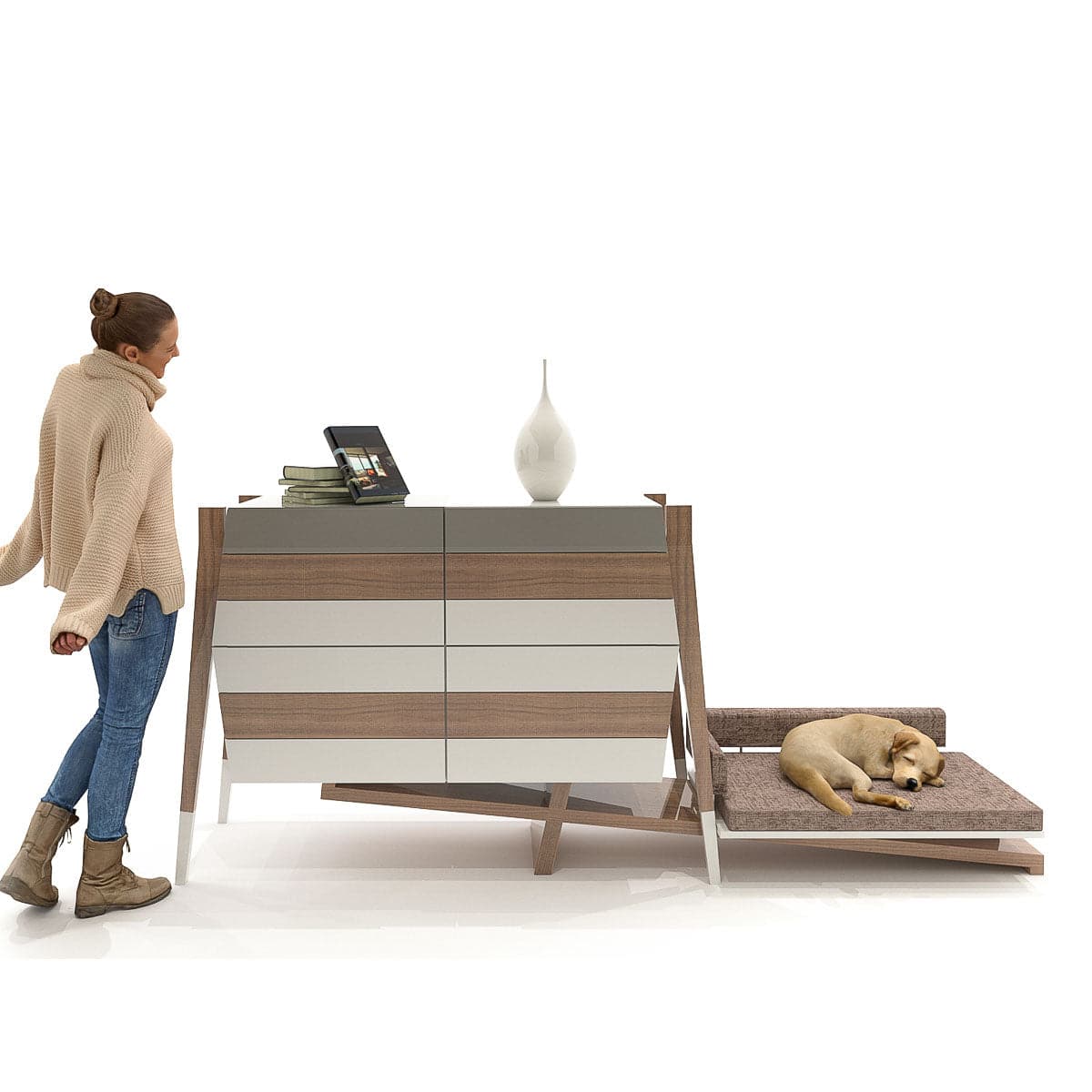 Console and Pet Bed ORIONE 01