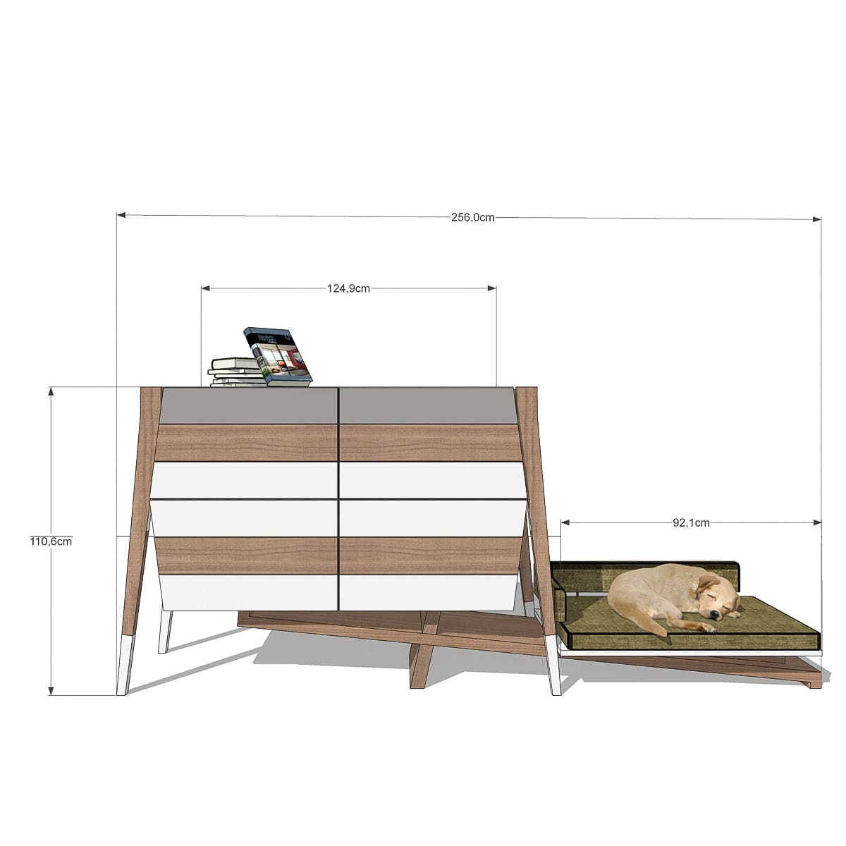 Console and Pet Bed ORIONE 03