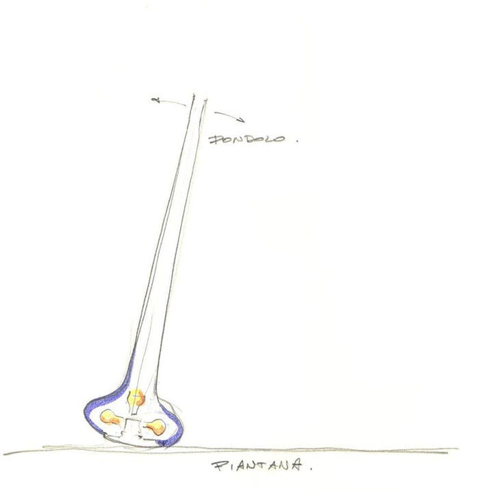 Swinging Floor Lamp PIN by Michel Boucquillon 06