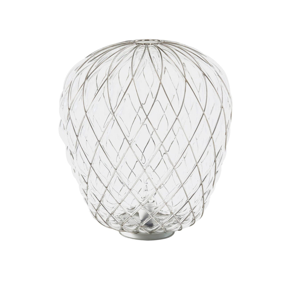 Table Lamp PINECONE Large Chrome by Paola Navone for FontanaArte 02