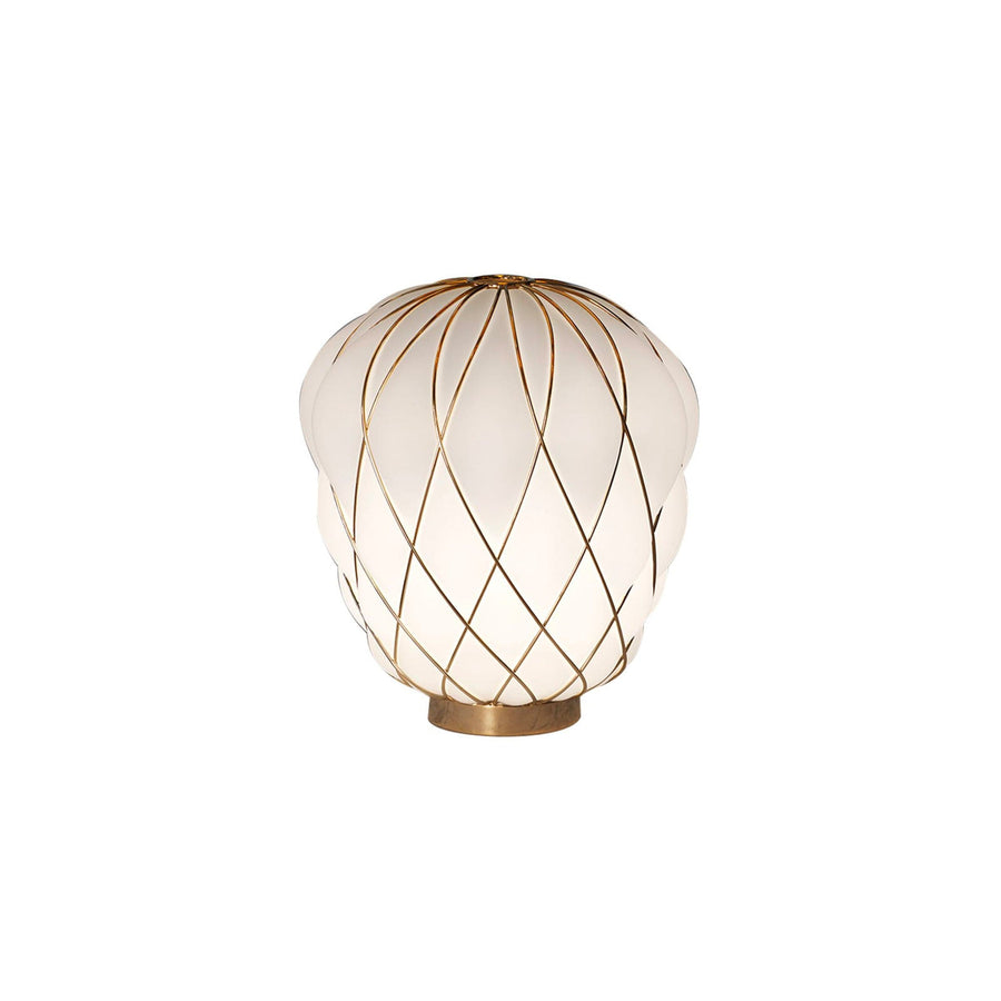 Table Lamp PINECONE Medium Gold by Paola Navone for FontanaArte 01