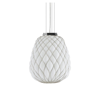 Suspension Lamp PINECONE Large Chrome by Paola Navone for FontanaArte 01
