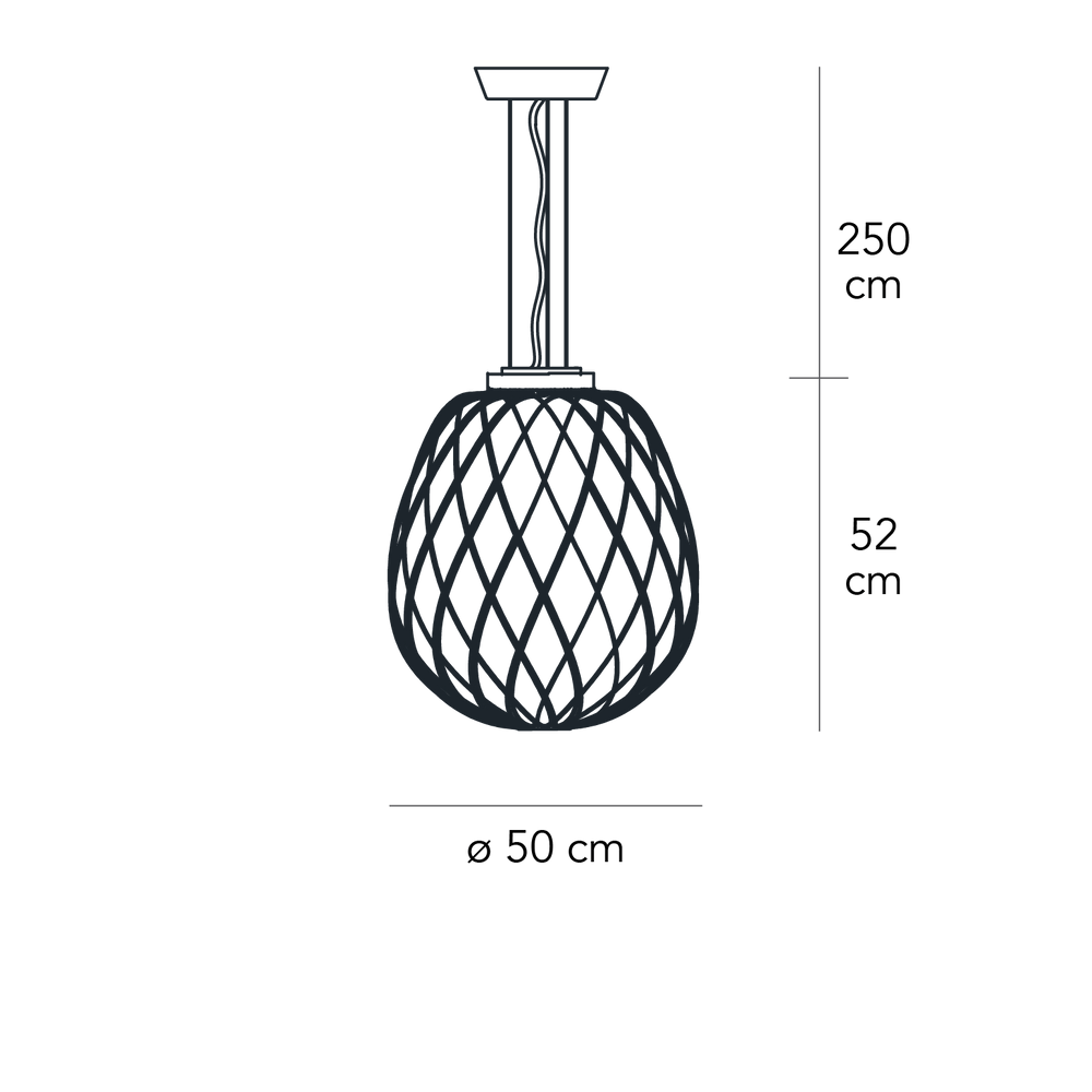 Suspension Lamp PINECONE Large Gold by Paola Navone for FontanaArte 03
