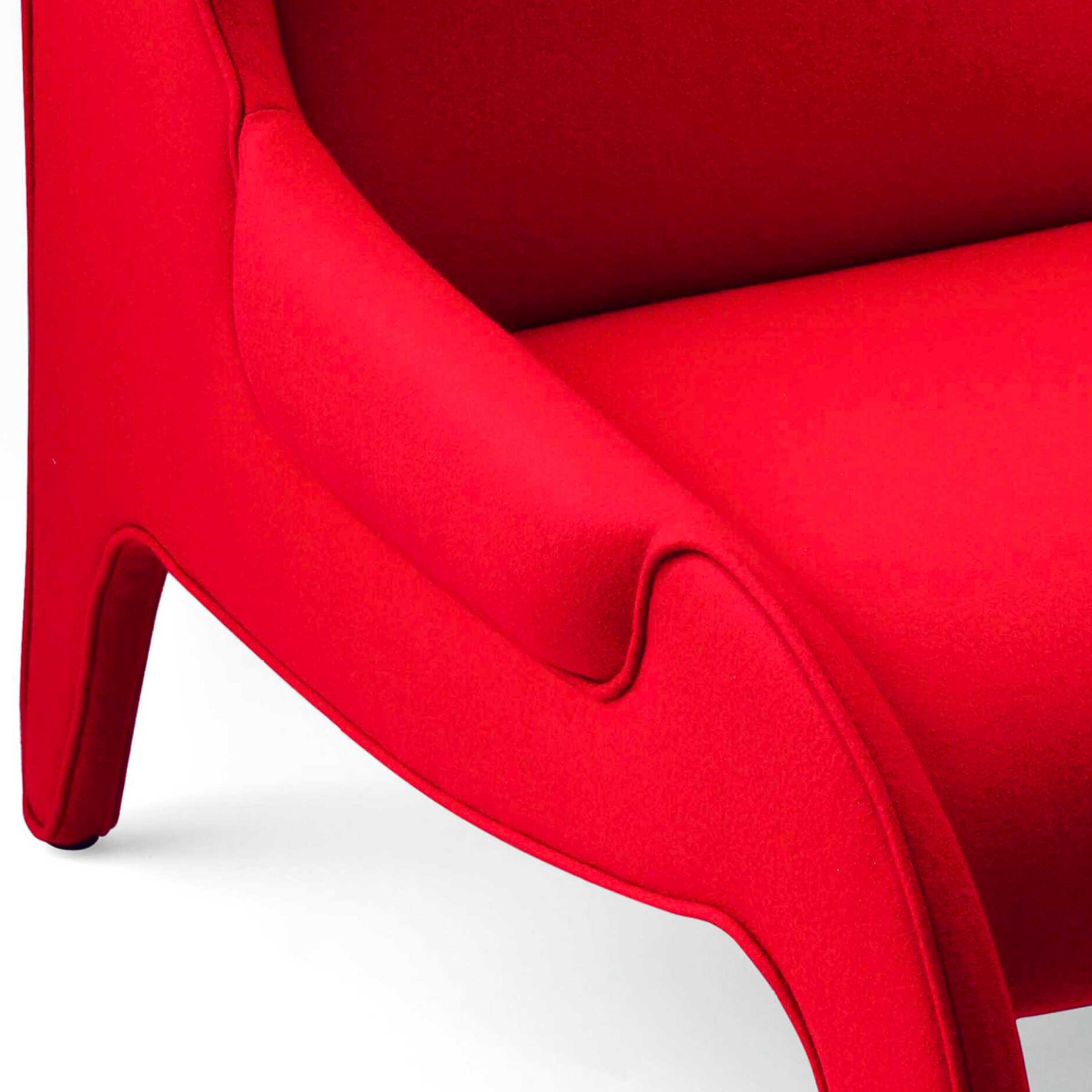 Lowline Fabric Armchair ANTROPUS by Marco Zanuso for Cassina 