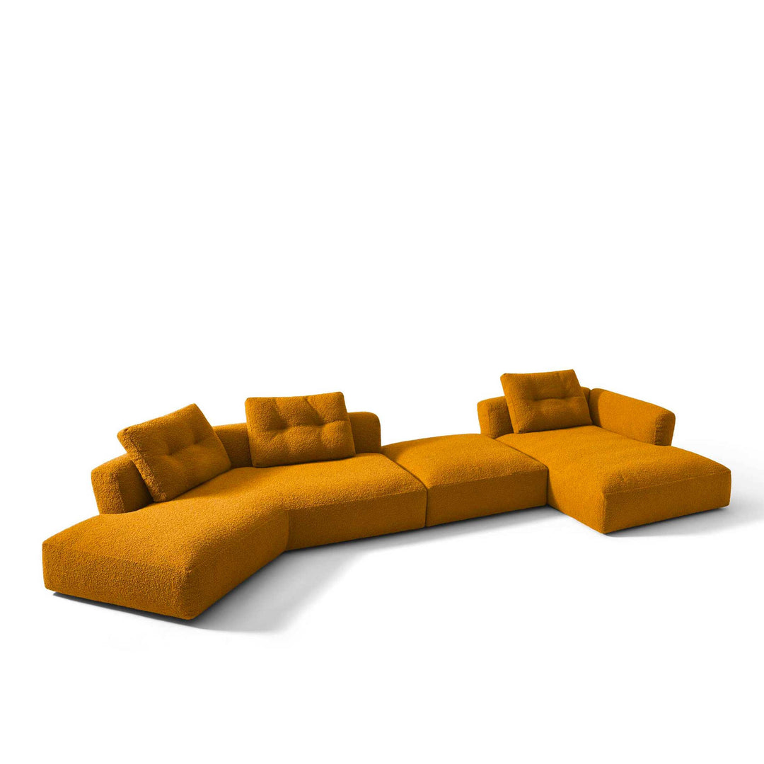 Canapé composable en tissu SENGU BOLD, conçu par Patricia Urquiola pour Cassina