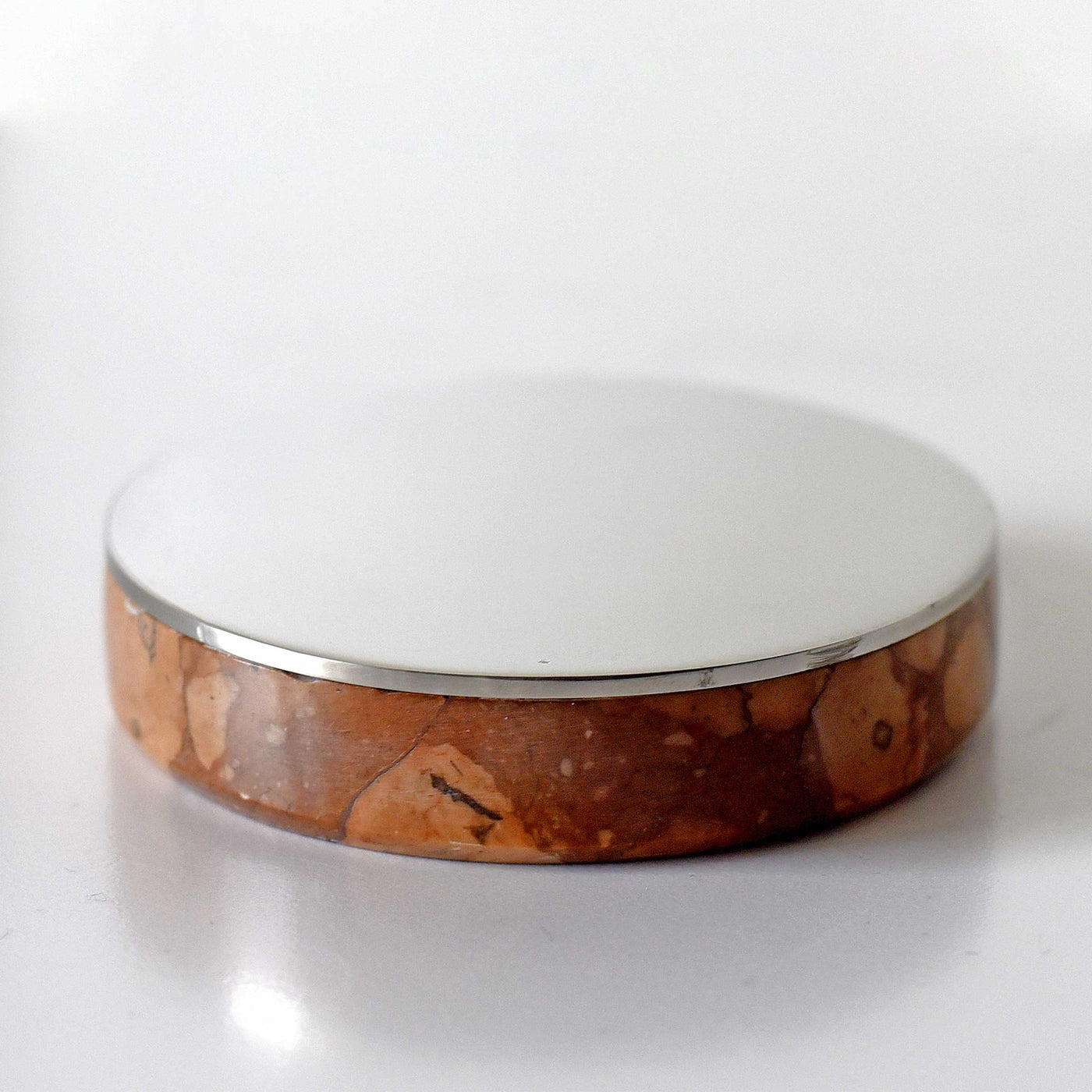 Marble and Stainless Steel Soap IS 03
