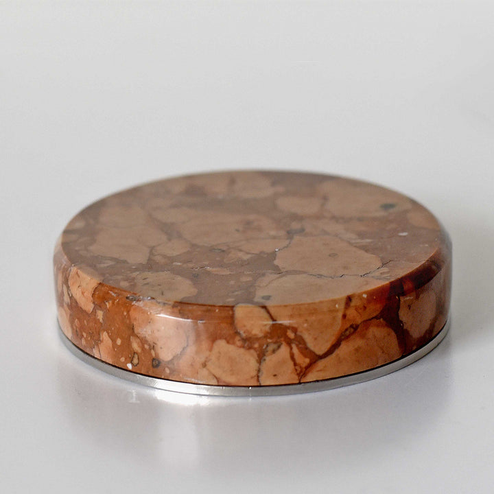 Marble and Stainless Steel Soap IS 04