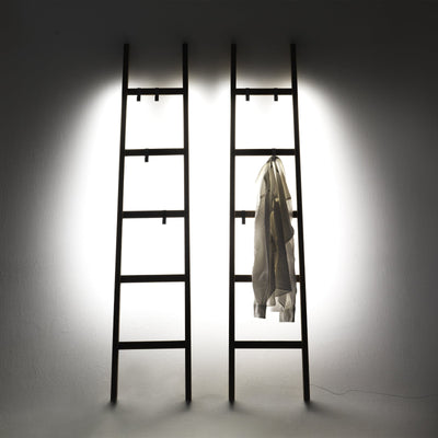 Ladder Lamp ALLA SCALA with Hooks by Claudio Bitetti 01