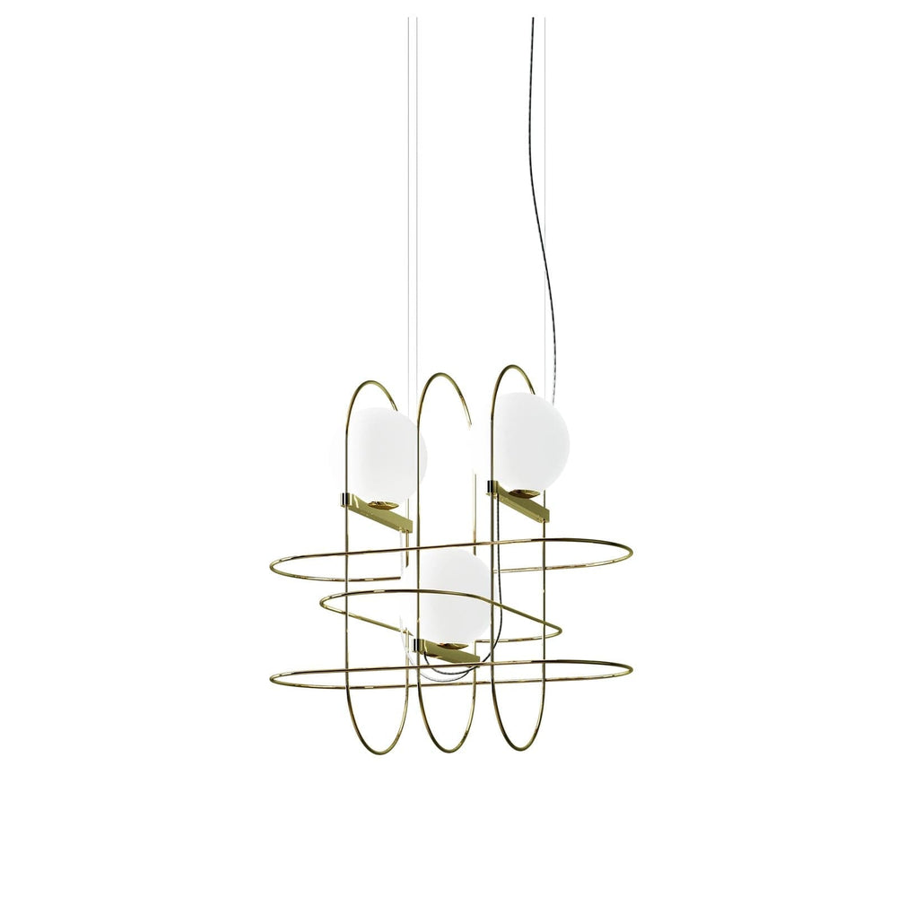 Suspension Lamp SETAREH Small Three Lights by Francesco Librizzi for FontanaArte 02