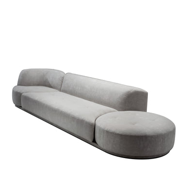 Velvet Sectional Sofa BORDONE by MyHome Collection 04