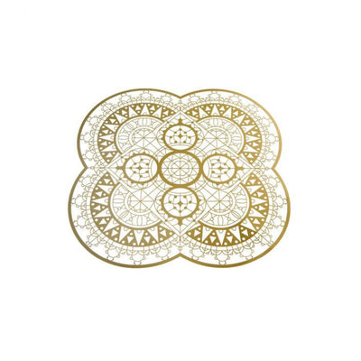 Brass Placemat ITALIC LACE by Maurizio Galante & Tal Lancman for Driade 01