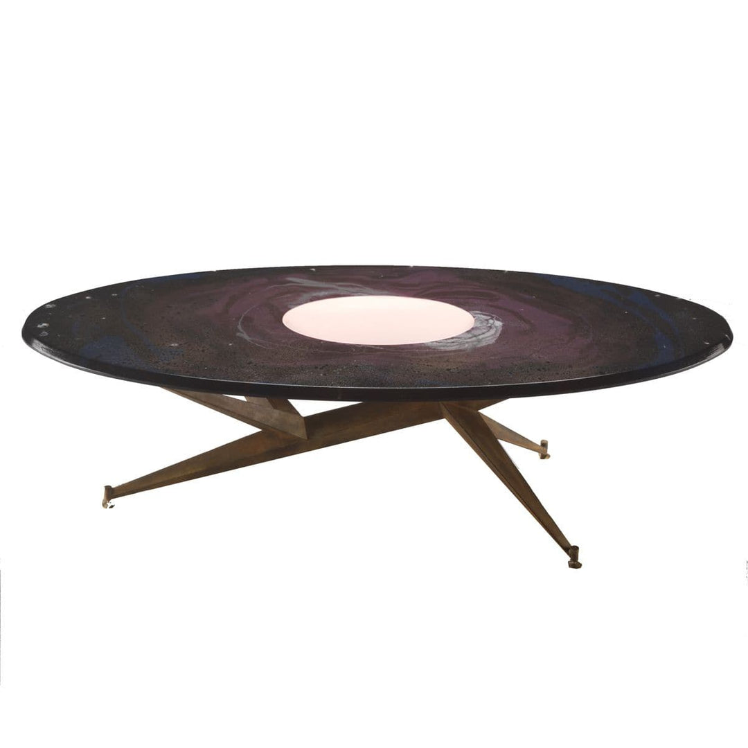 Oval Dining Table STARLIGHT M31 by Mauro Baronchelli 01
