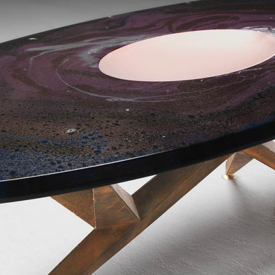 Oval Dining Table STARLIGHT M31 by Mauro Baronchelli 03
