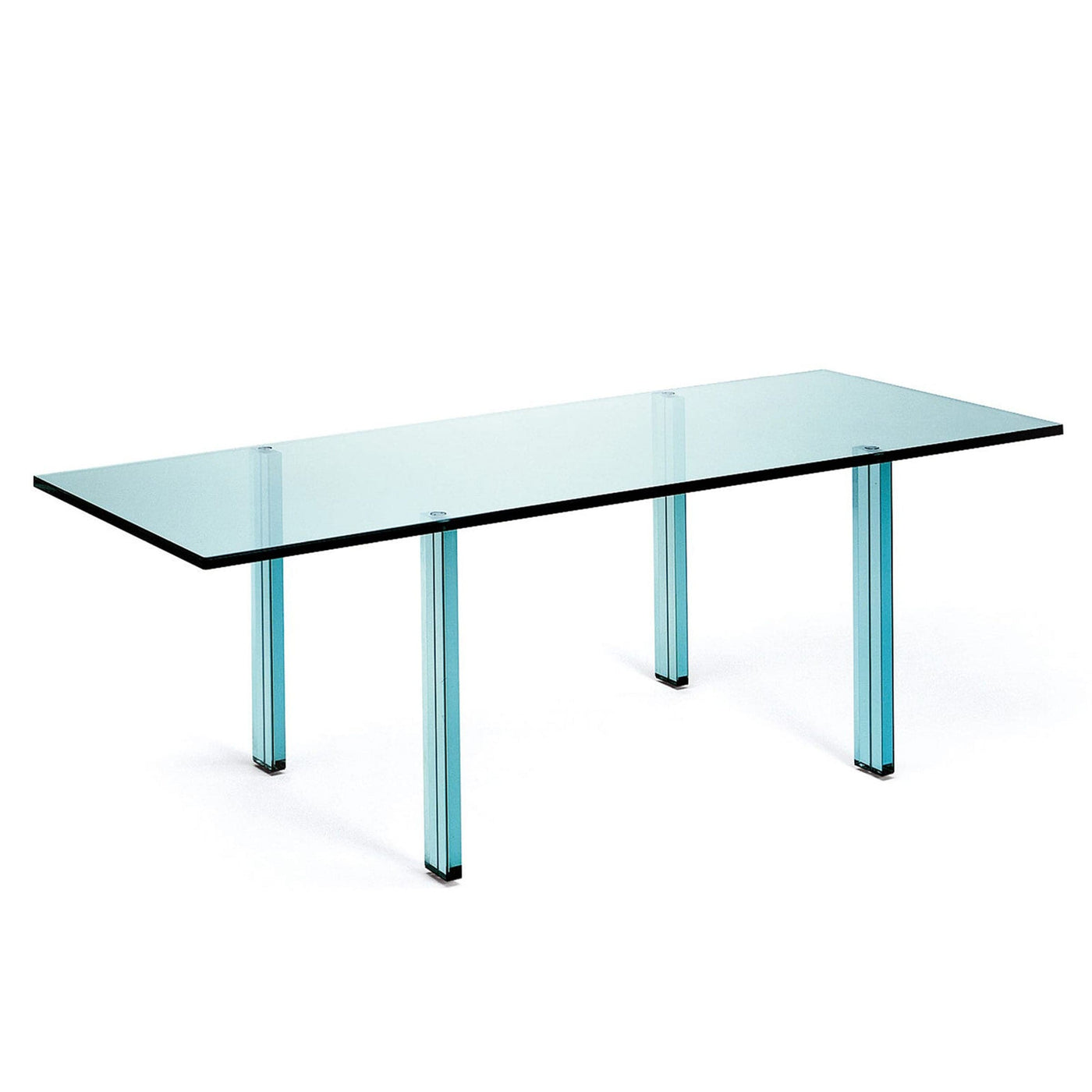 Glass Dining Table TESO TAVOLO by Renzo Piano for FontanaArte 01