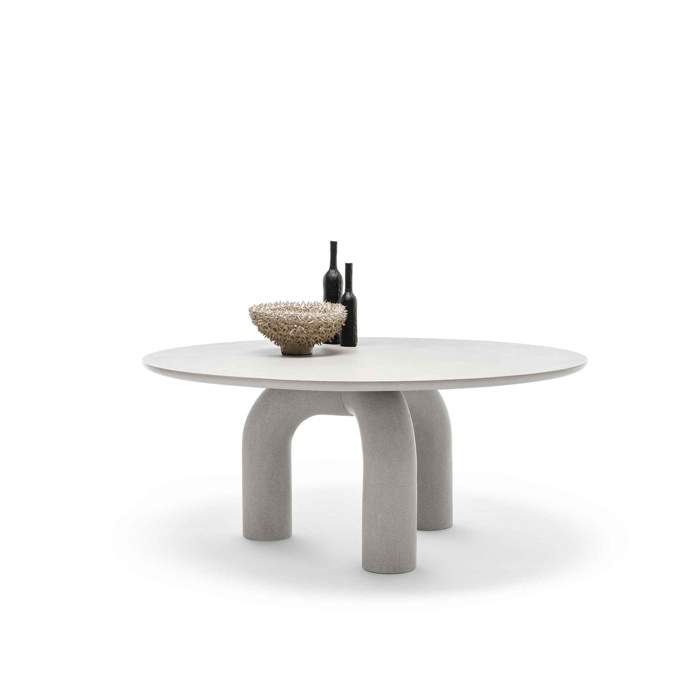 Wood Round Dining Table ELEPHANTE by Marcantonio for Mogg 08